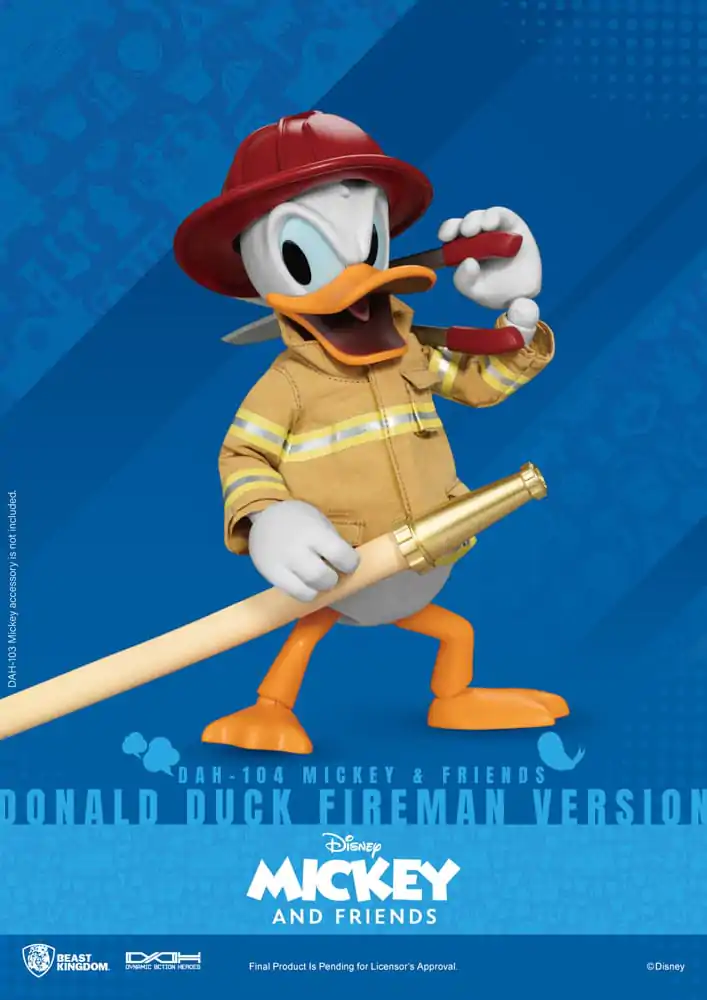 Mickey & Friends Dynamic 8ction Heroes akčná figúrka 1/9 Donald Duck Fireman Ver. 24 cm termékfotó