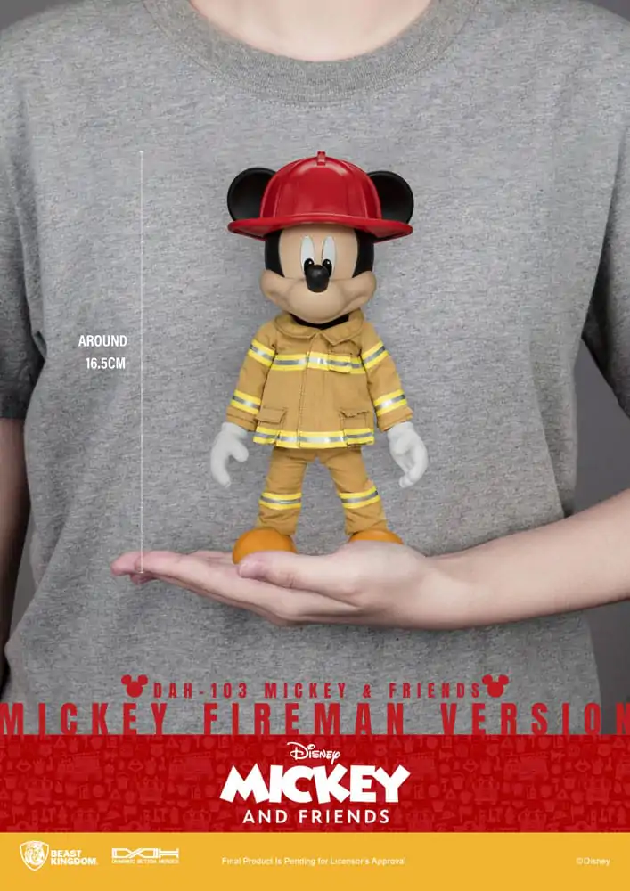 Mickey & Friends Dynamic 8ction Heroes Action Figure 1/9 Mickey Fireman Ver. 24 cm termékfotó