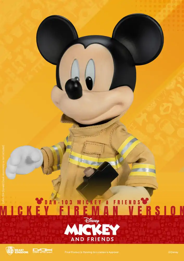 Mickey & Friends Dynamic 8ction Heroes Action Figure 1/9 Mickey Fireman Ver. 24 cm termékfotó