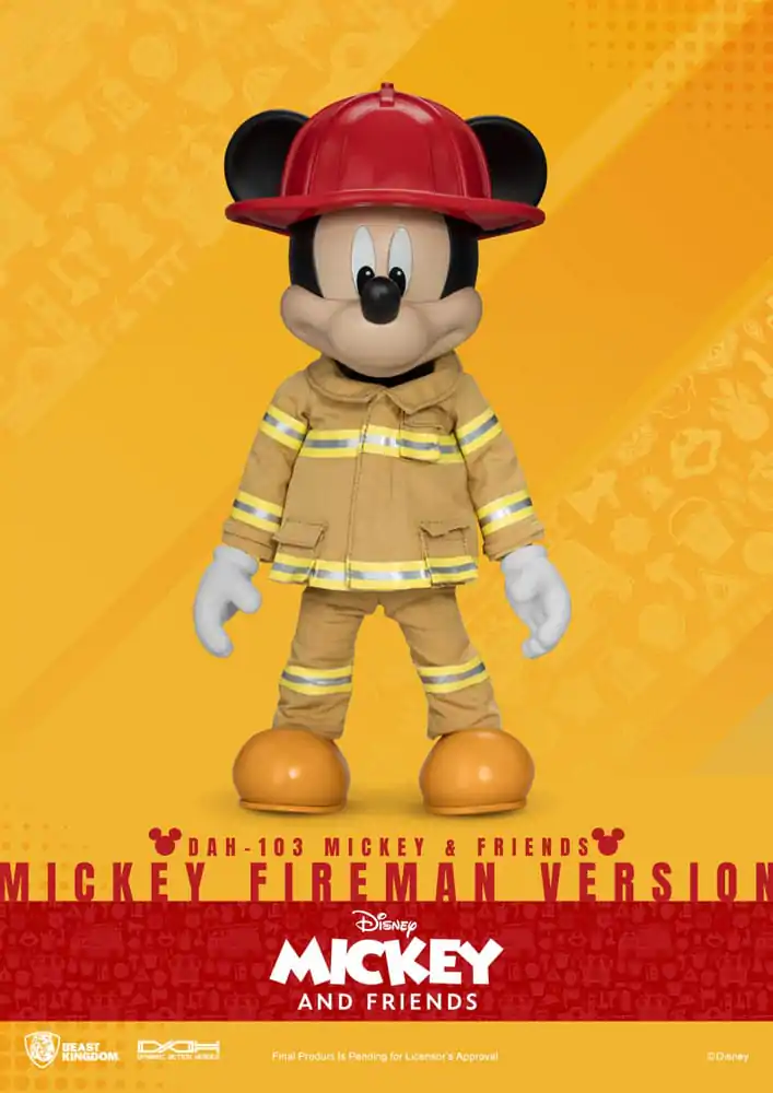 Mickey & Friends Dynamic 8ction Heroes Action Figure 1/9 Mickey Fireman Ver. 24 cm termékfotó