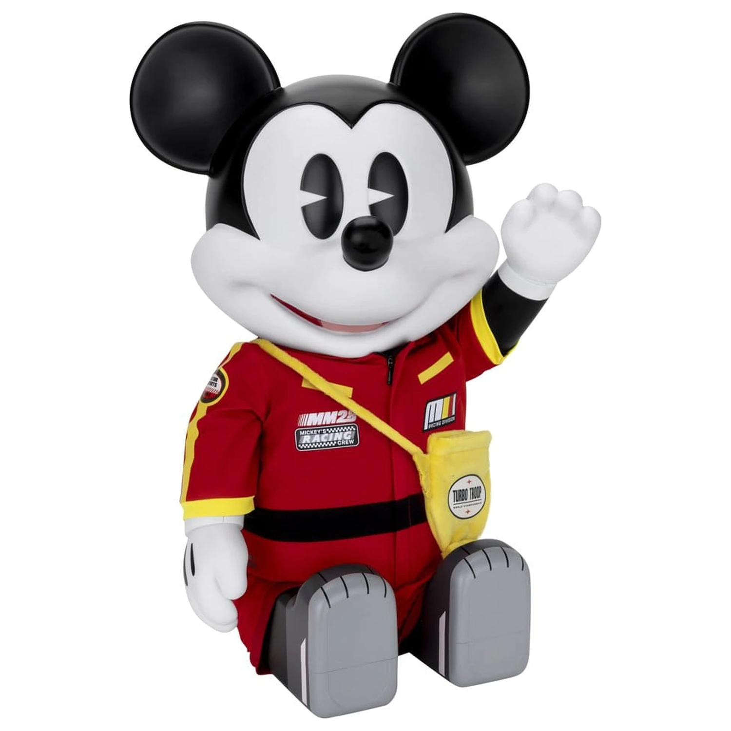 Mickey and Friends Vinylová banka SYAKING-BANG!! Funkčná figúrka pretekárskeho auta Mickey 48 cm produktová fotografia