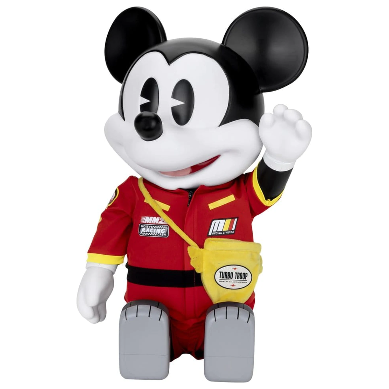 Mickey and Friends Vinylová banka SYAKING-BANG!! Funkčná figúrka pretekárskeho auta Mickey 48 cm produktová fotografia