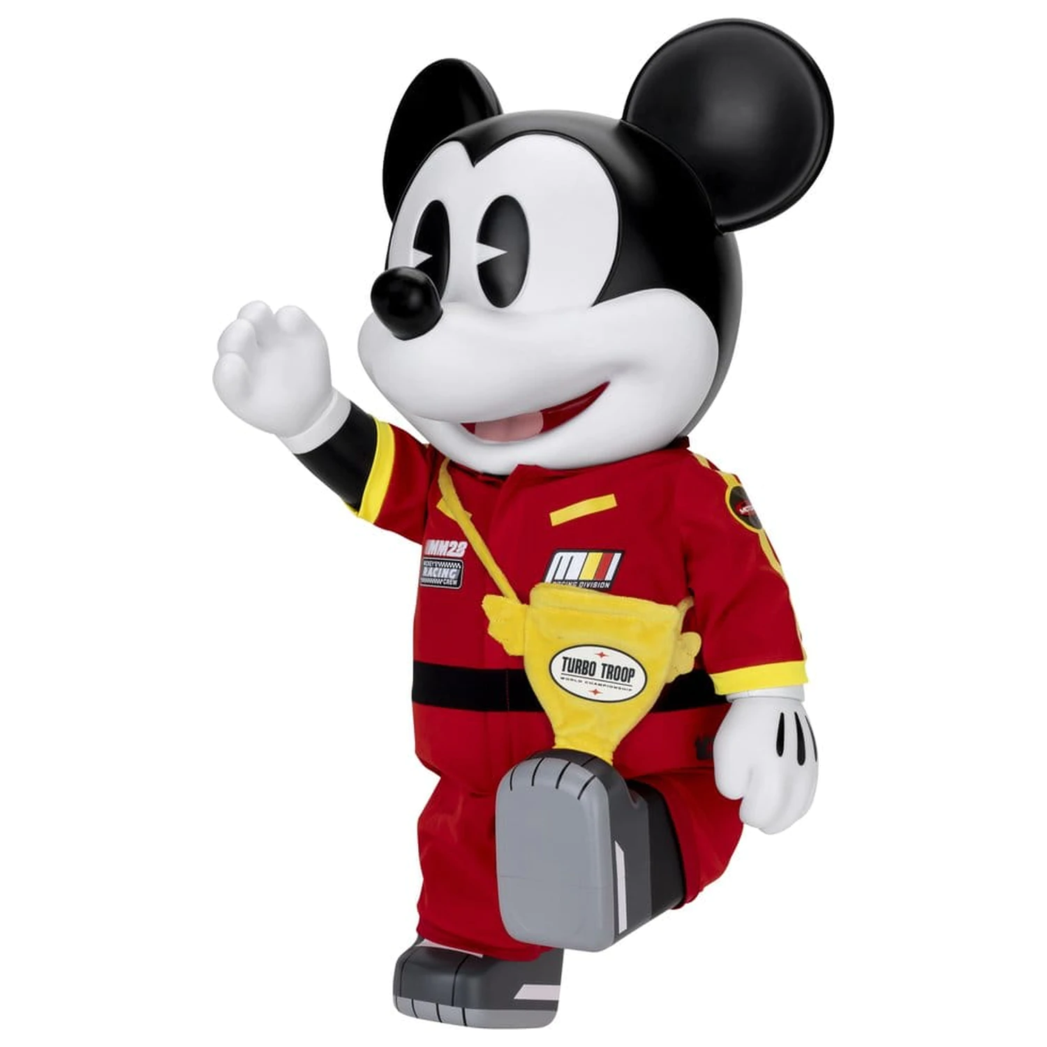 Mickey and Friends Vinylová banka SYAKING-BANG!! Funkčná figúrka pretekárskeho auta Mickey 48 cm produktová fotografia
