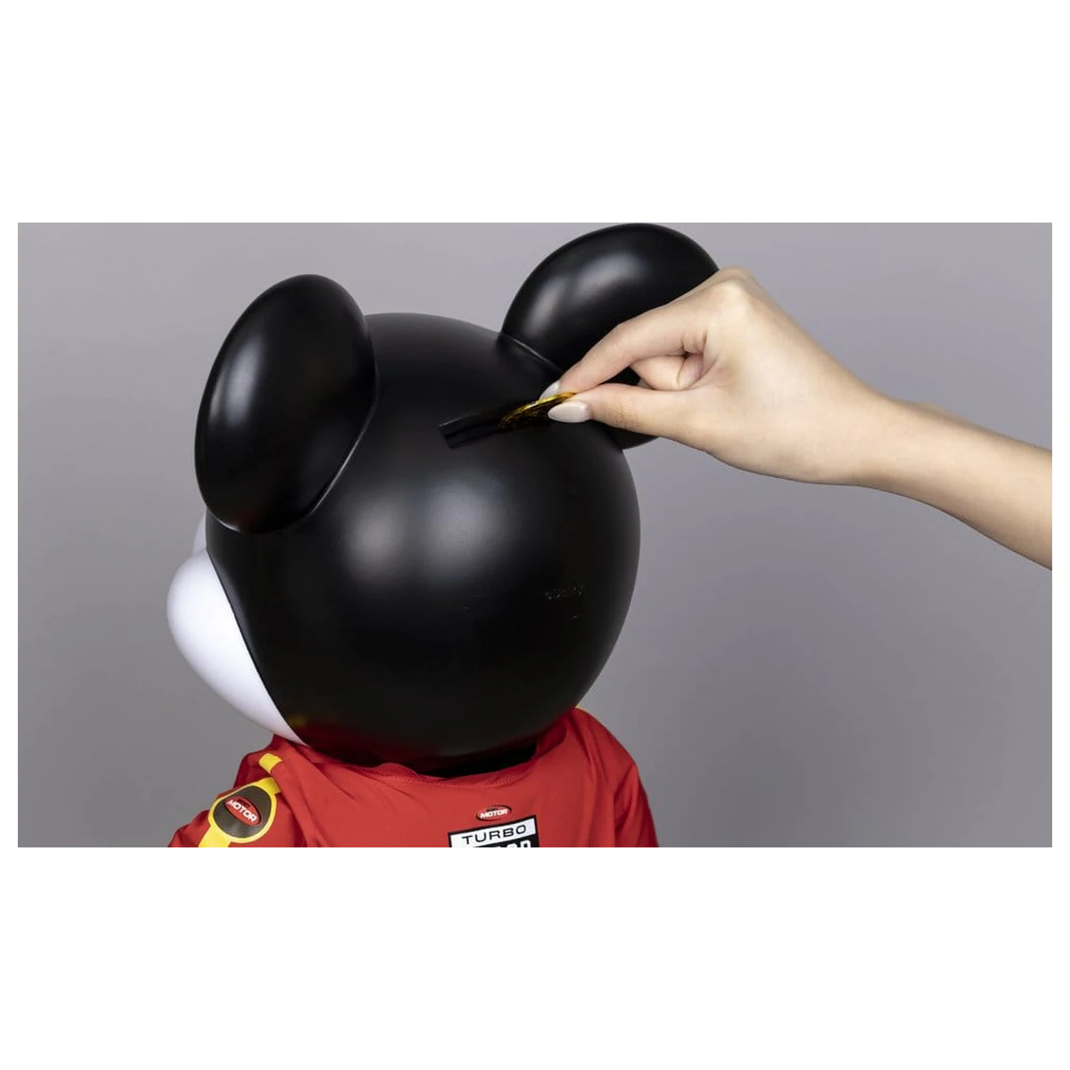 Mickey and Friends Vinylová banka SYAKING-BANG!! Funkčná figúrka pretekárskeho auta Mickey 48 cm produktová fotografia