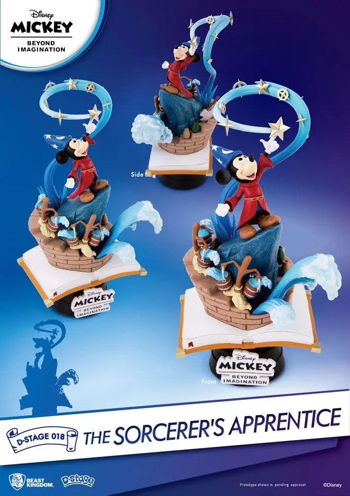 Mickey Beyond Imagination D-Stage PVC Dioráma Kúzelníkov učeň 15 cm produktová fotografia