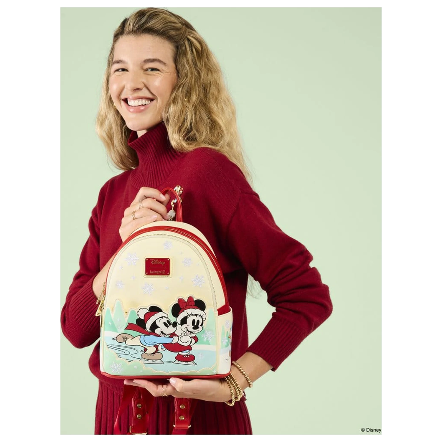 Mickey & Friends by Loungefly Mini ruksak s držiakom na čelenku Ice Skating produktová fotografia