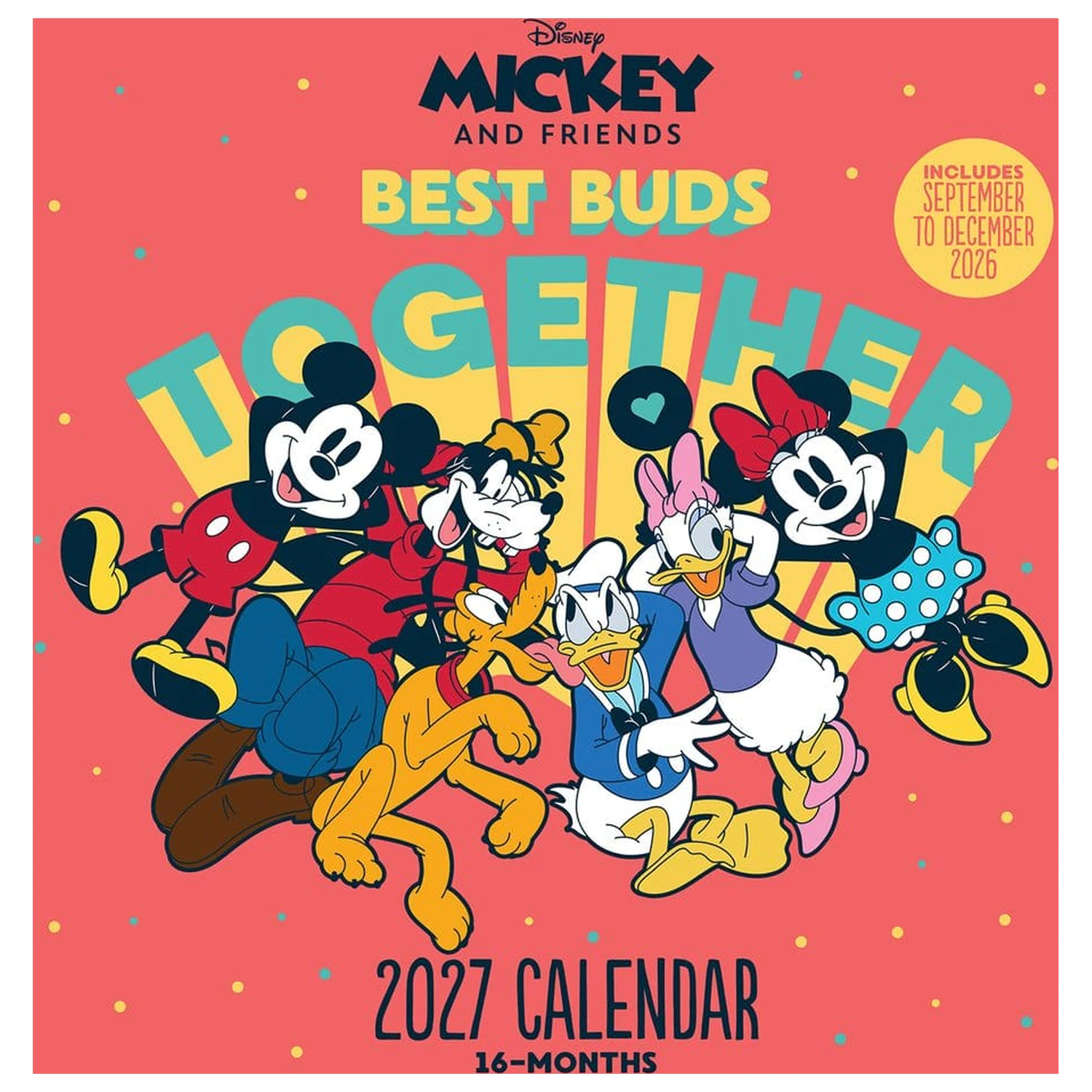 Mickey & Friends Kalendár 2027 30 x 30 cm produktová fotografia