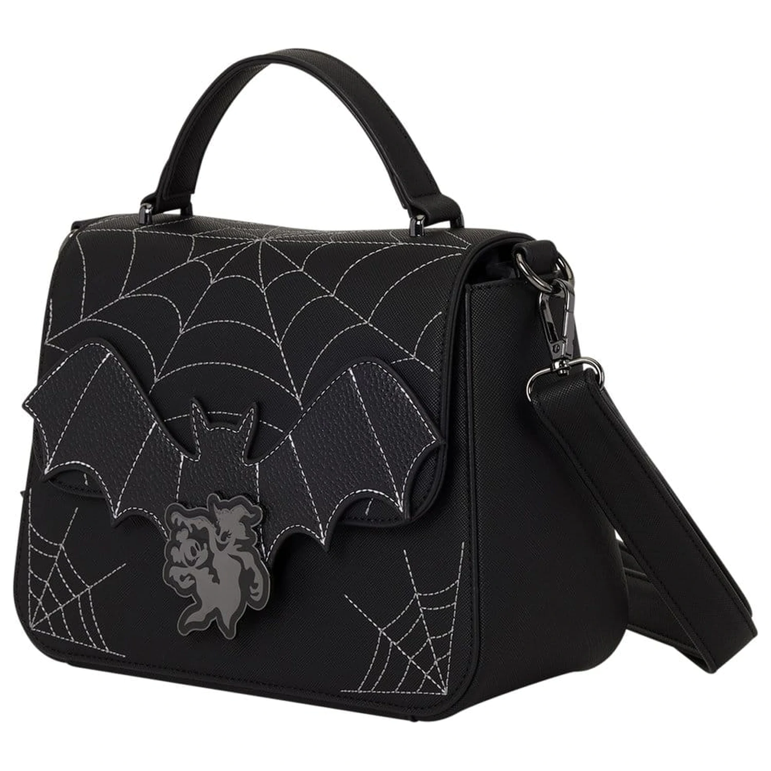 Mickey & Minnie by Loungefly Crossbody s motívom pavučiny a netopierov produktová fotografia