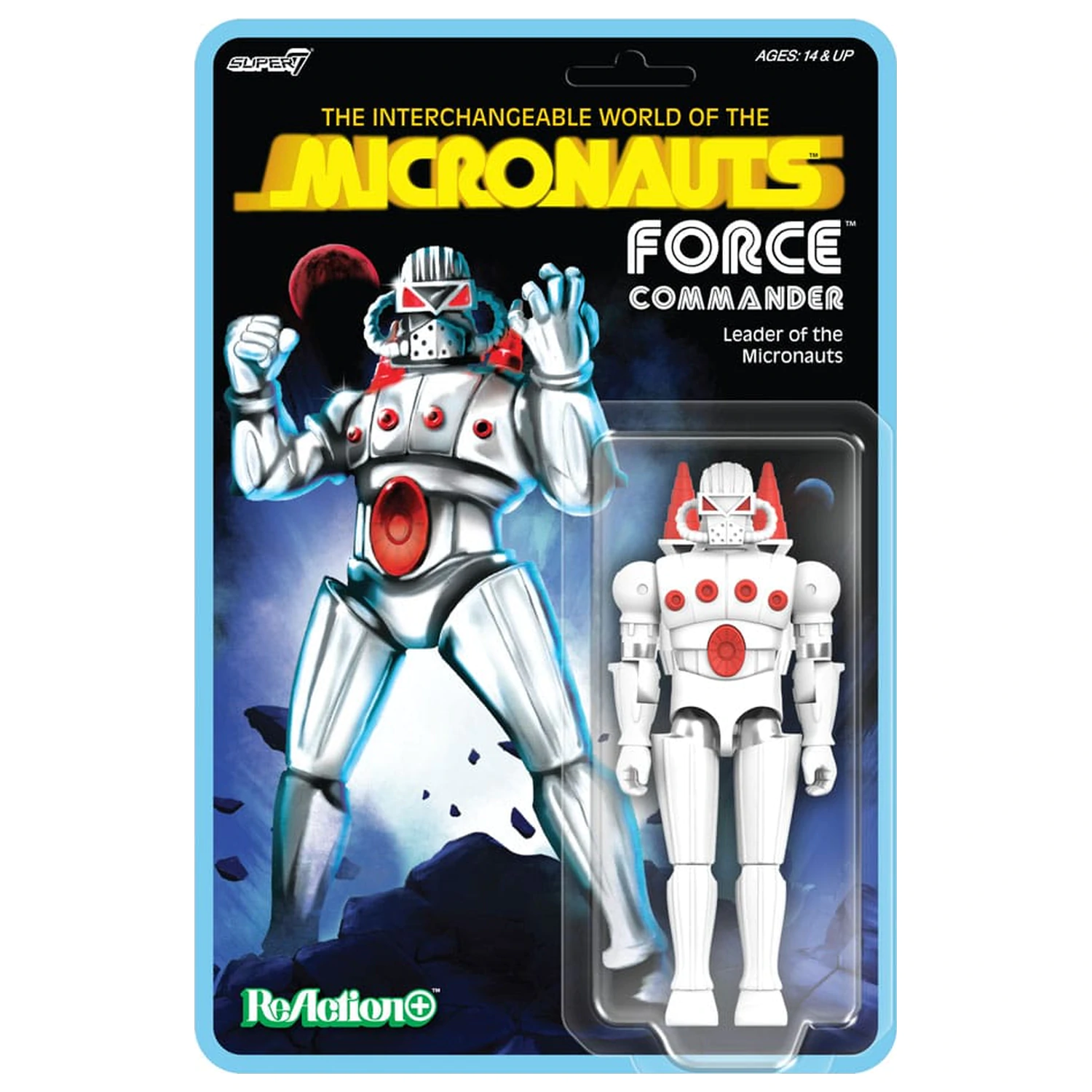 Micronauts ReAction+ Akčná figúrka Force Commander 9 cm produktová fotografia