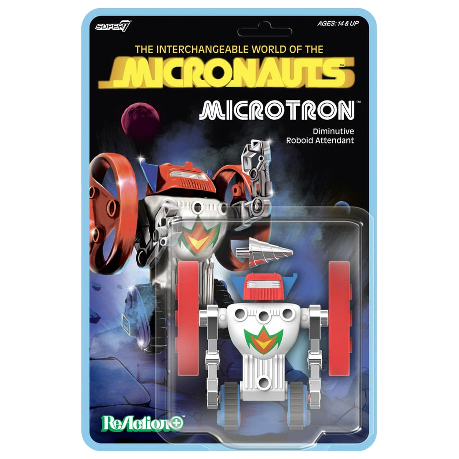 Micronauts ReAction+ Action Figure Microtron 9 cm produktová fotografia