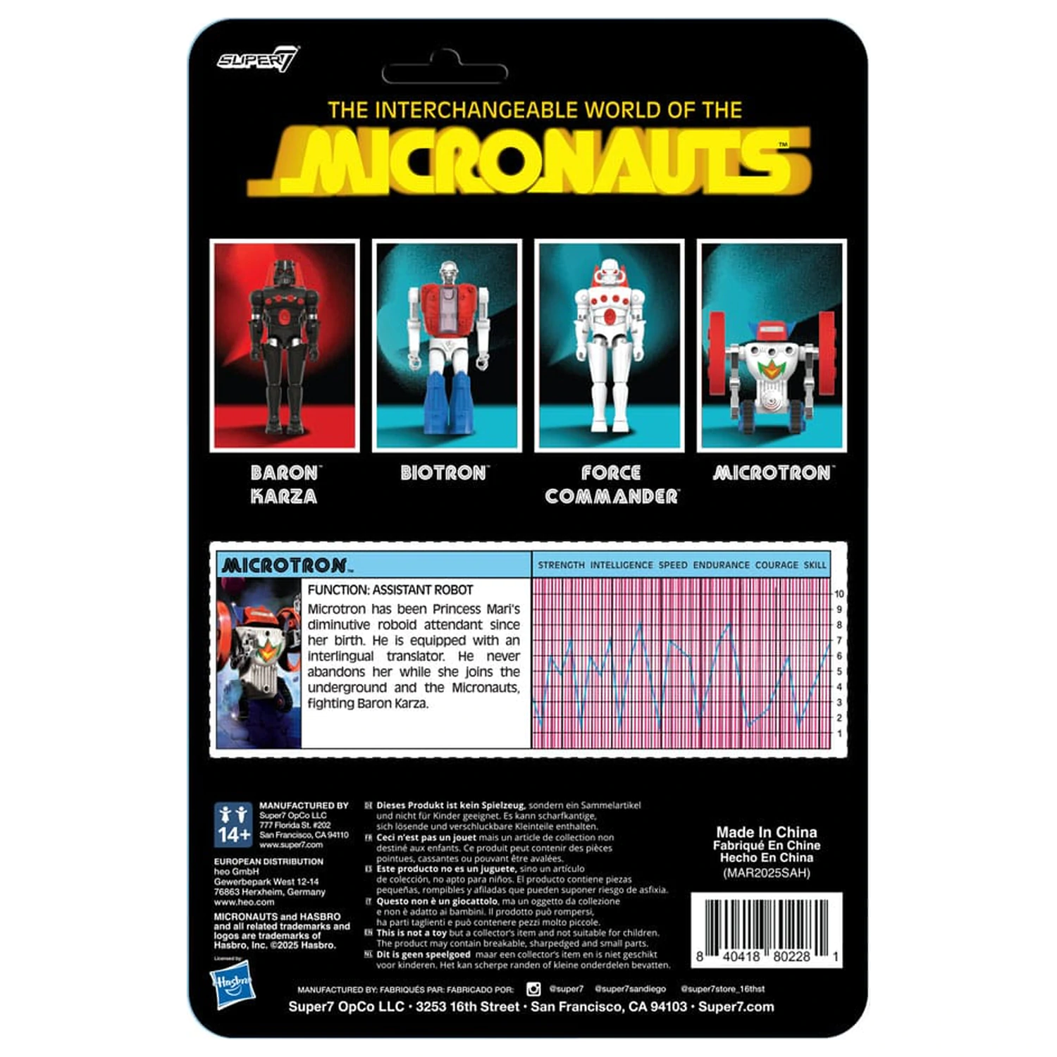 Micronauts ReAction+ Action Figure Microtron 9 cm produktová fotografia