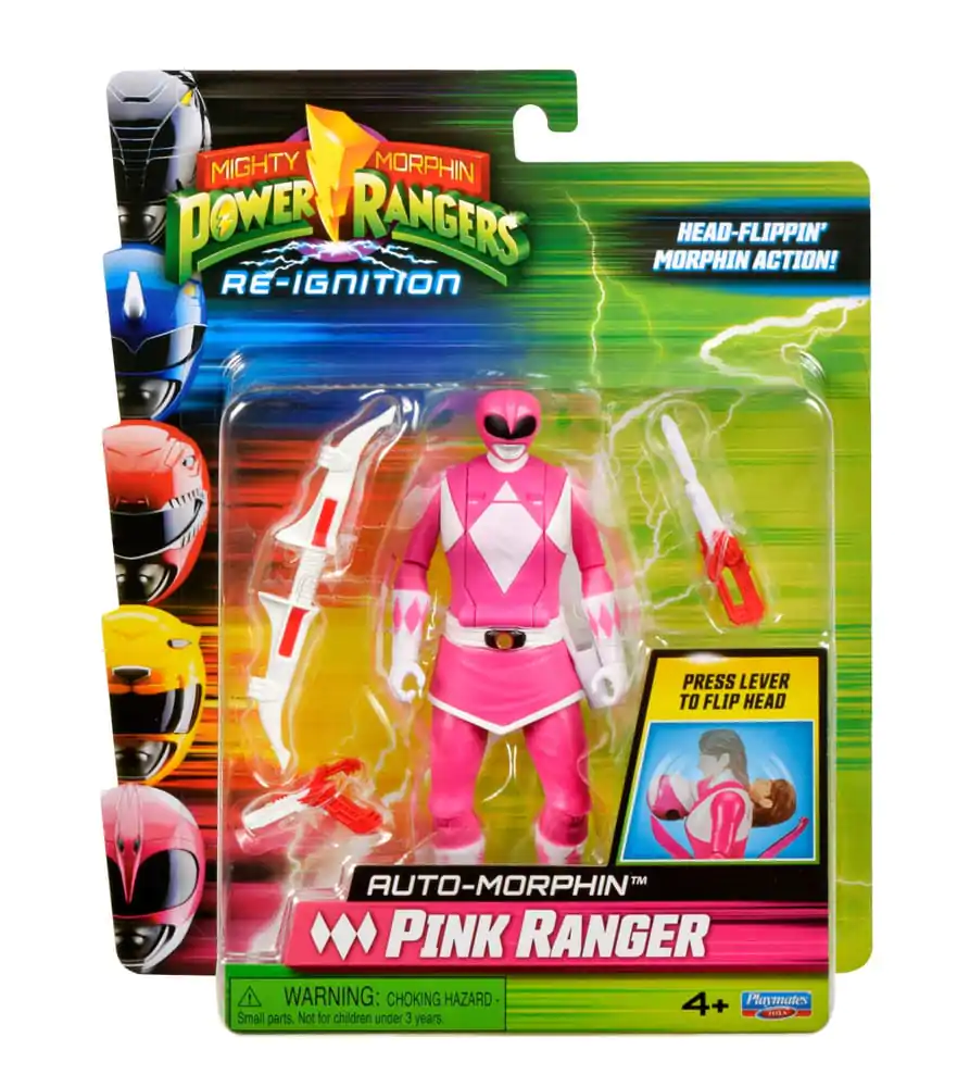 Mighty Morphin Power Rangers akčná figúrka Auto-Morphin Pink Ranger 12 cm produktová fotografia