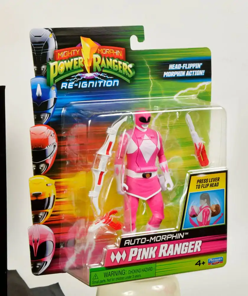 Mighty Morphin Power Rangers akčná figúrka Auto-Morphin Pink Ranger 12 cm produktová fotografia