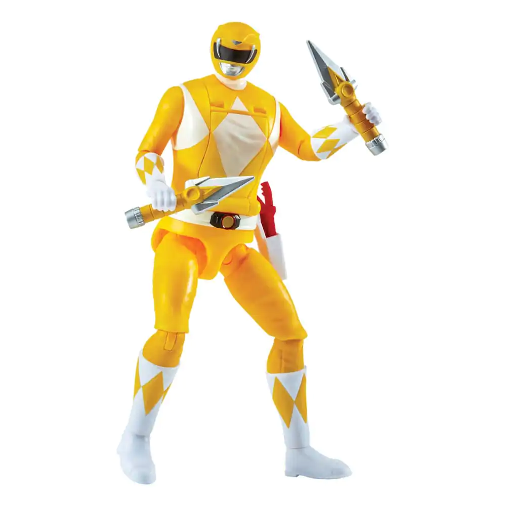 Mighty Morphin Power Rangers Action Figure Auto-Morphin Yellow Ranger 12 cm Akčná figúrka produktová fotografia