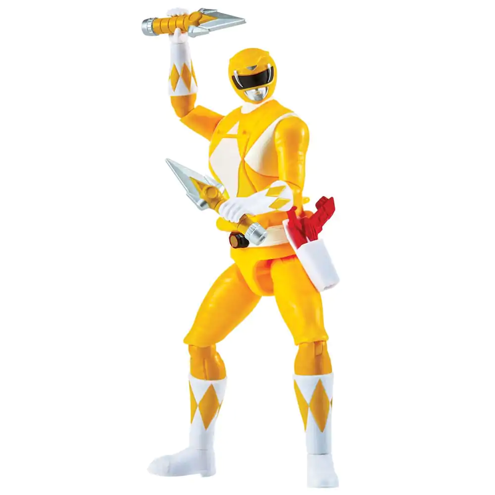 Mighty Morphin Power Rangers Action Figure Auto-Morphin Yellow Ranger 12 cm Akčná figúrka produktová fotografia