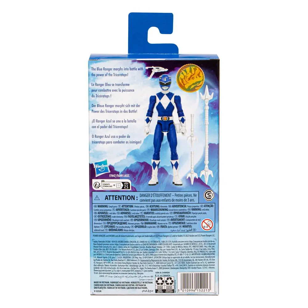 Mighty Morphin Power Rangers akčná figúrka Blue Ranger 15 cm produktová fotografia