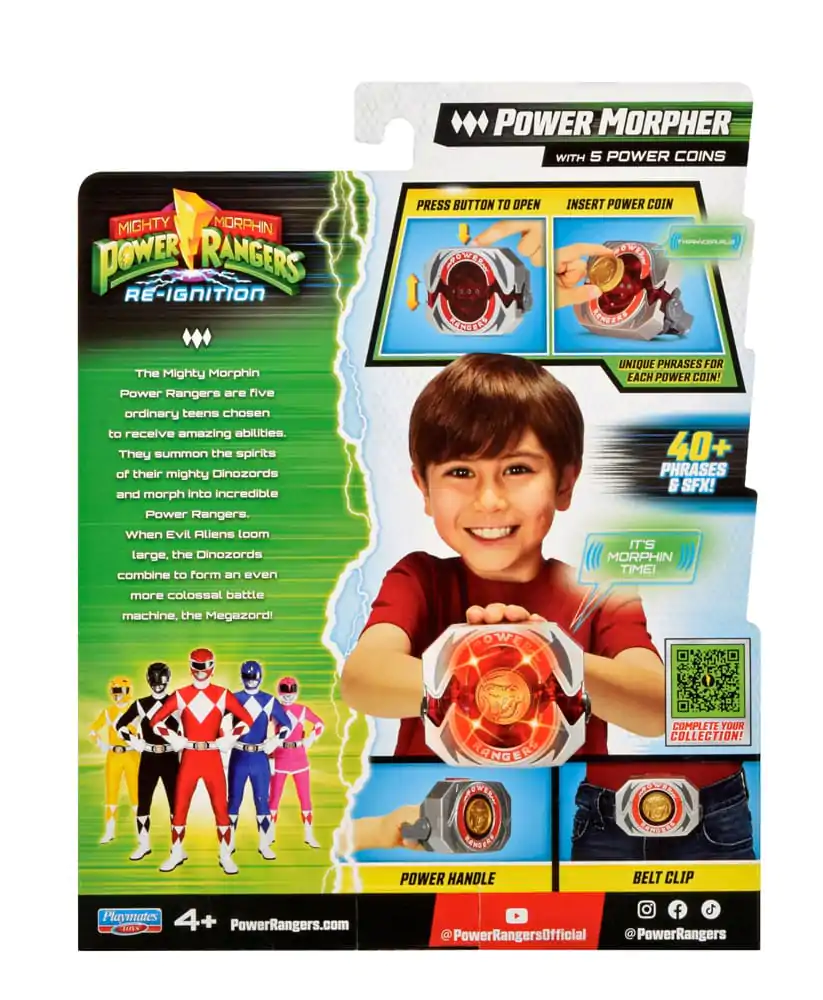 Mighty Morphin Power Rangers Spona na opasok Power Morpher Deluxe produktová fotografia