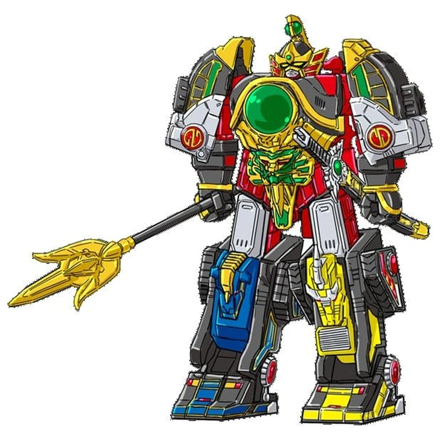 Mighty Morphin Power Rangers Thunder Megazord with Mega Power Sword akčná figúrka 28 cm produktová fotografia