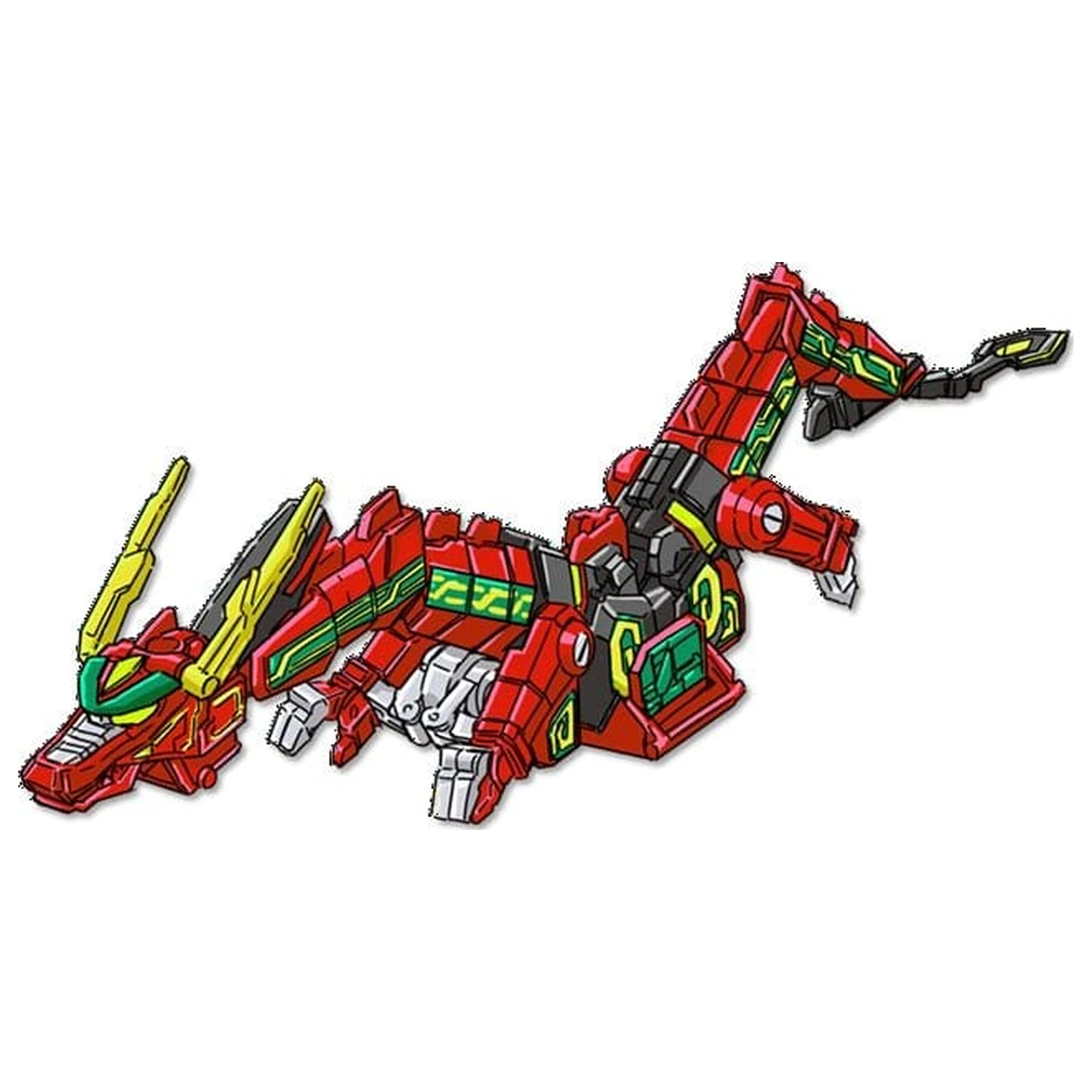 Mighty Morphin Power Rangers Thunderzord akčná figúrka Red Dragon produktová fotografia