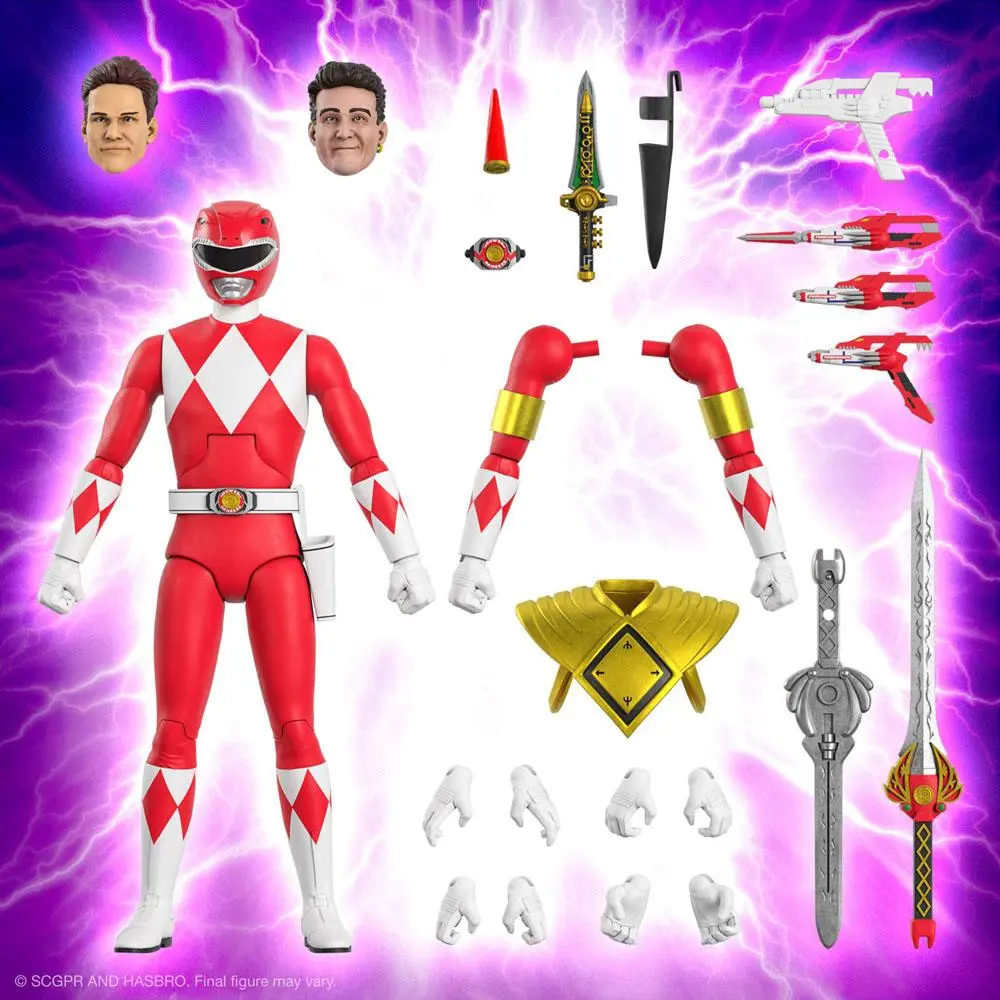 Mighty Morphin Power Rangers Ultimates Akčná Figúrka Red Ranger 18 cm produktová fotografia