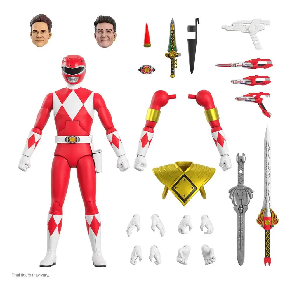 Mighty Morphin Power Rangers Ultimates Akčná Figúrka Red Ranger 18 cm produktová fotografia