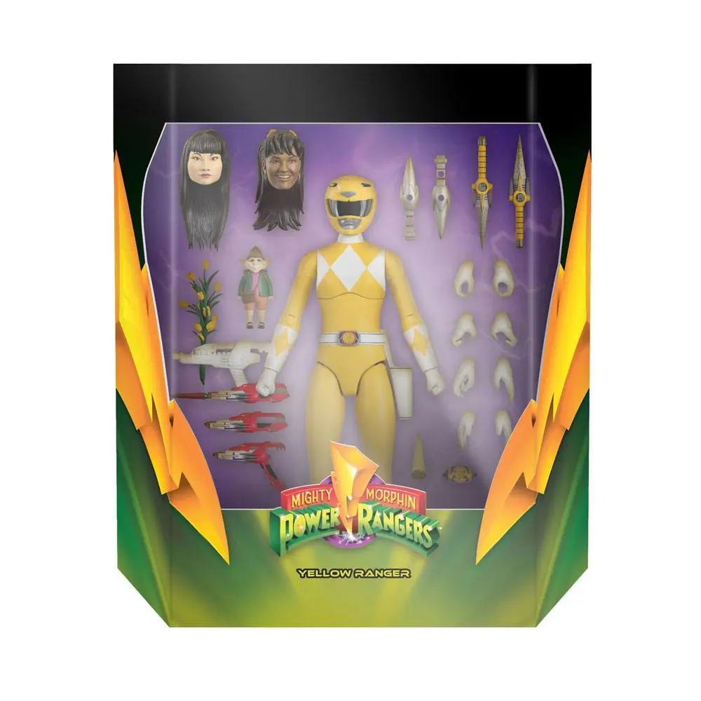 Mighty Morphin Power Rangers Ultimates akčná figúrka - Yellow Ranger 18 cm termékfotó