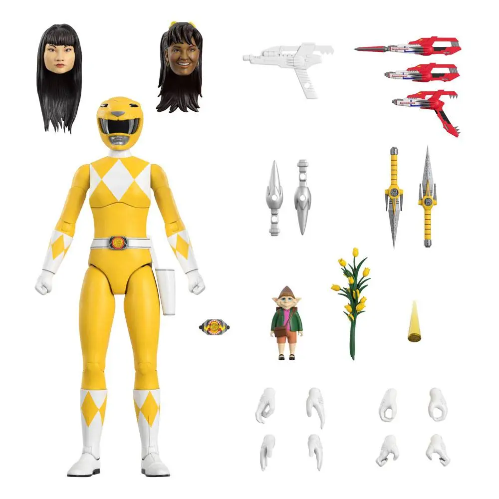 Mighty Morphin Power Rangers Ultimates akčná figúrka - Yellow Ranger 18 cm termékfotó