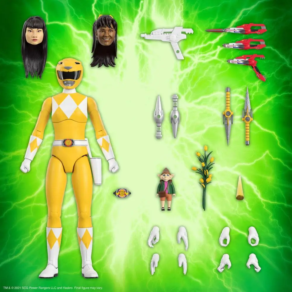 Mighty Morphin Power Rangers Ultimates akčná figúrka - Yellow Ranger 18 cm termékfotó