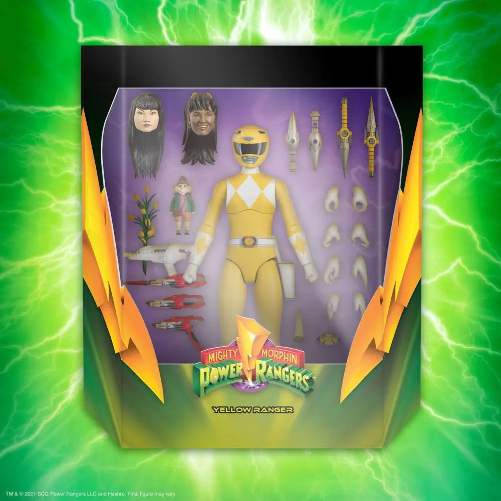 Mighty Morphin Power Rangers Ultimates akčná figúrka - Yellow Ranger 18 cm termékfotó