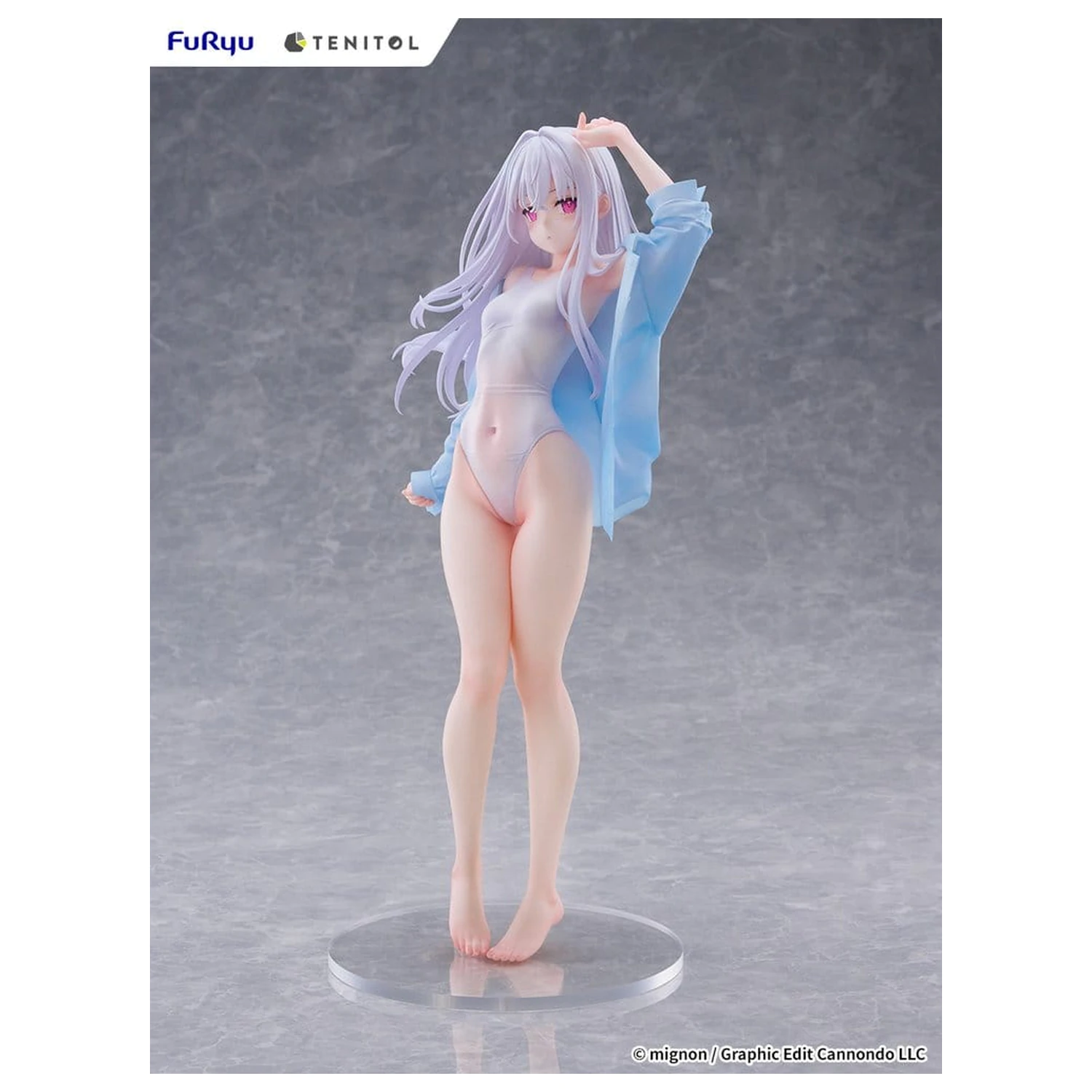 Mignon Works Tenitol Tall PVC figúrka Shiro Swimsuit Ver. 30 cm produktová fotografia