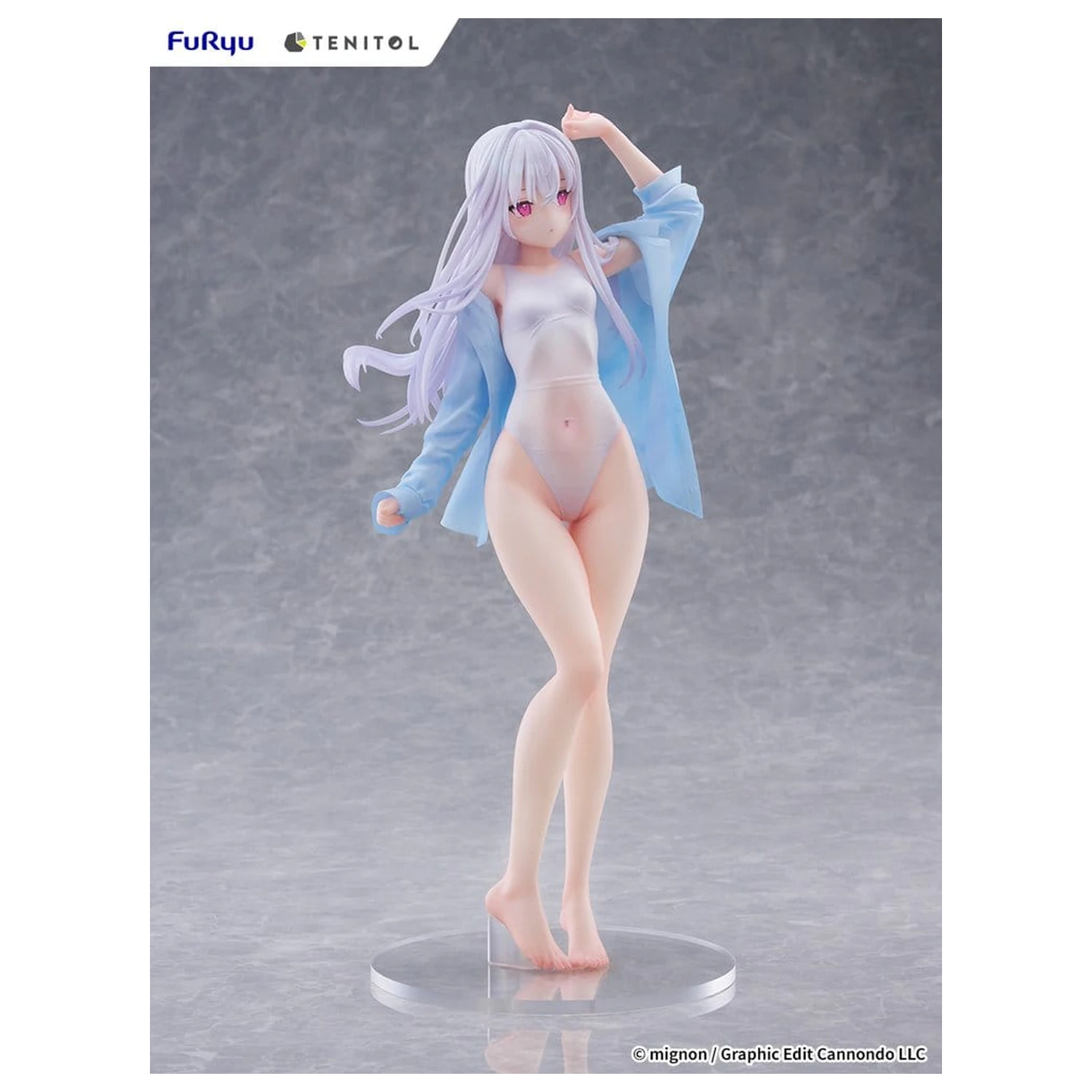 Mignon Works Tenitol Tall PVC figúrka Shiro Swimsuit Ver. 30 cm produktová fotografia