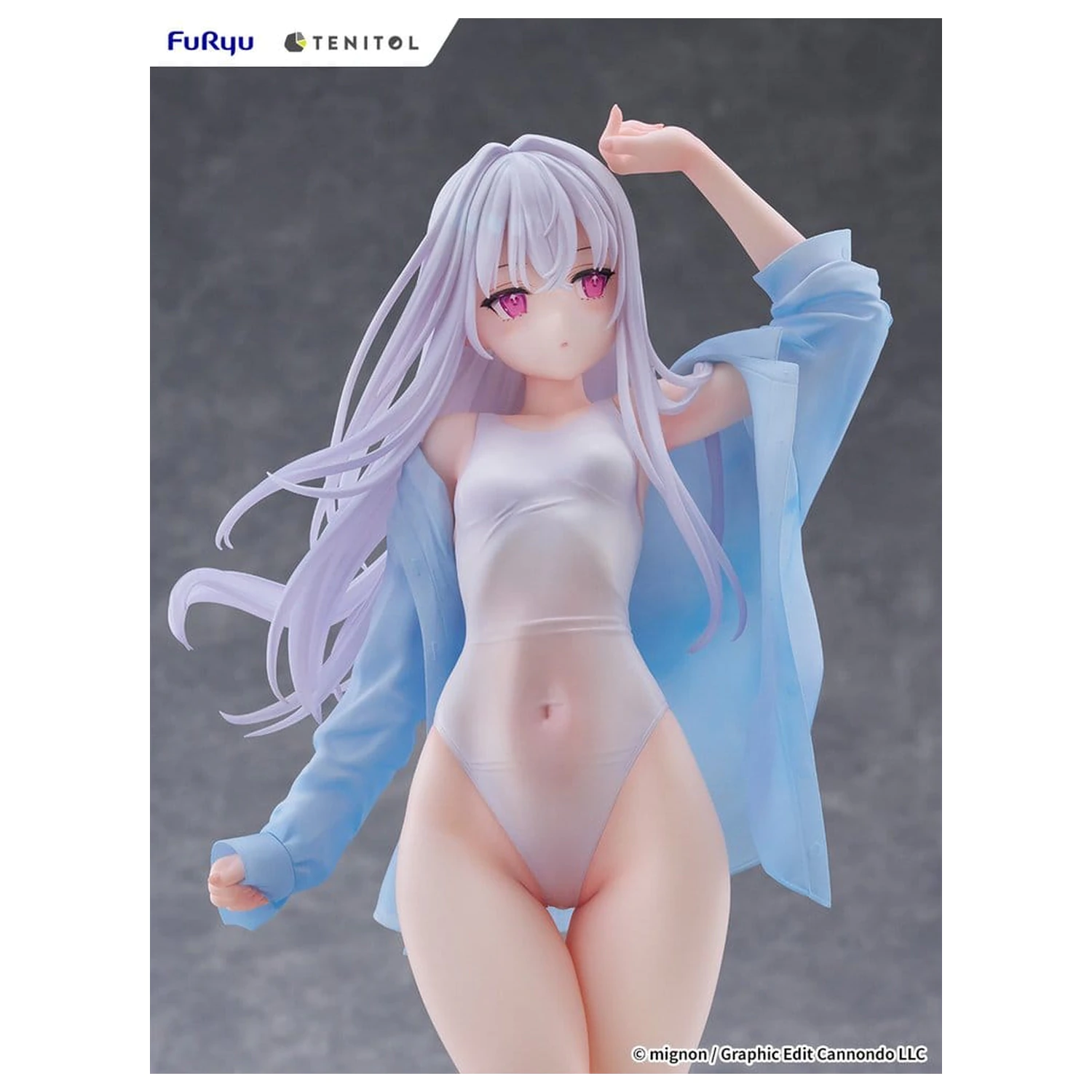 Mignon Works Tenitol Tall PVC figúrka Shiro Swimsuit Ver. 30 cm produktová fotografia
