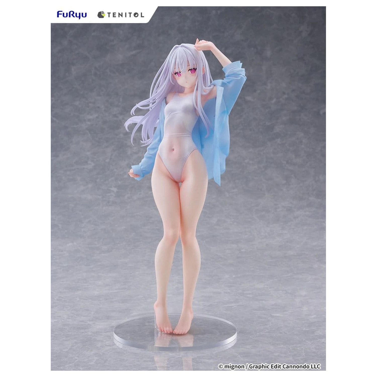 Mignon Works Tenitol Tall PVC figúrka Shiro Swimsuit Ver. 30 cm produktová fotografia