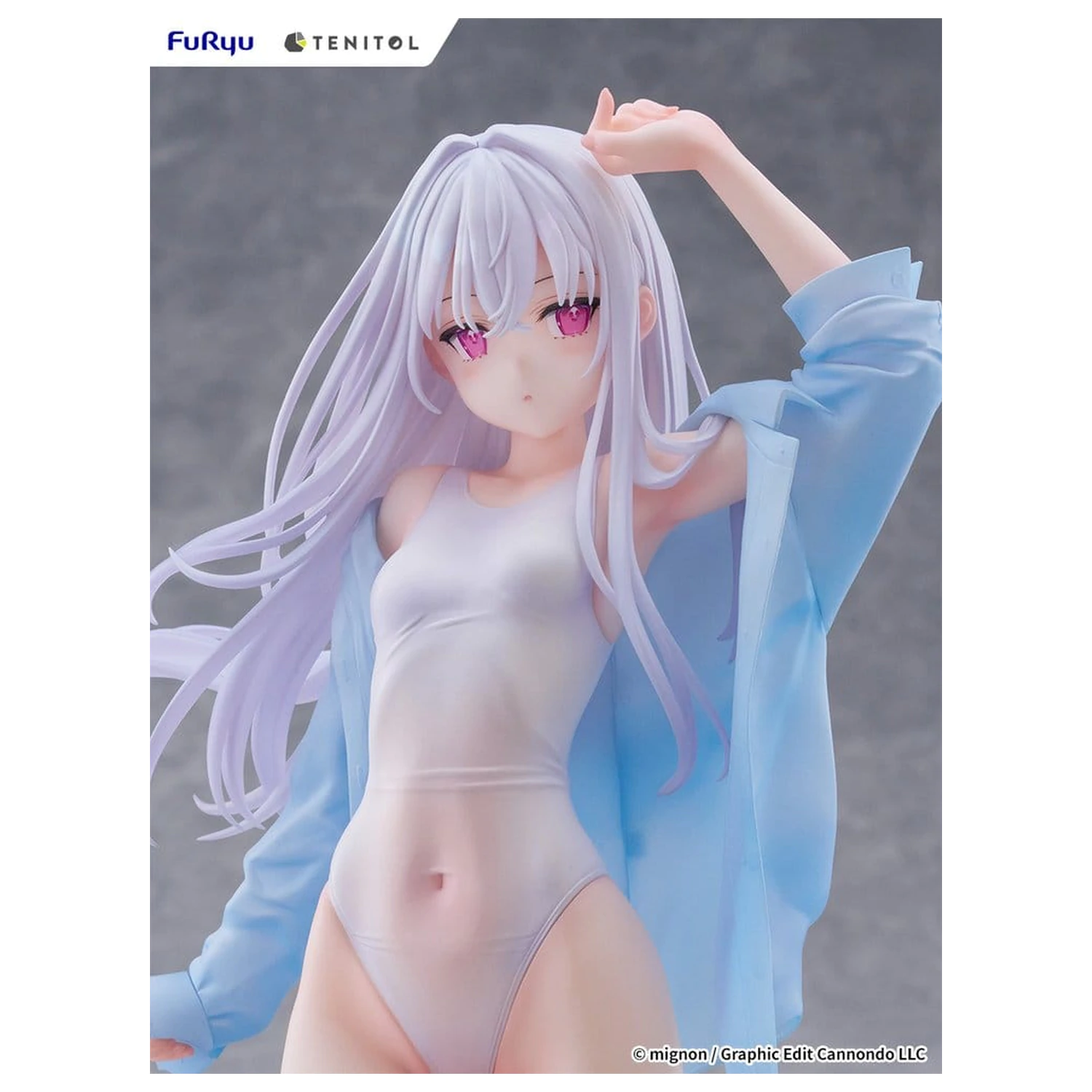 Mignon Works Tenitol Tall PVC figúrka Shiro Swimsuit Ver. 30 cm produktová fotografia