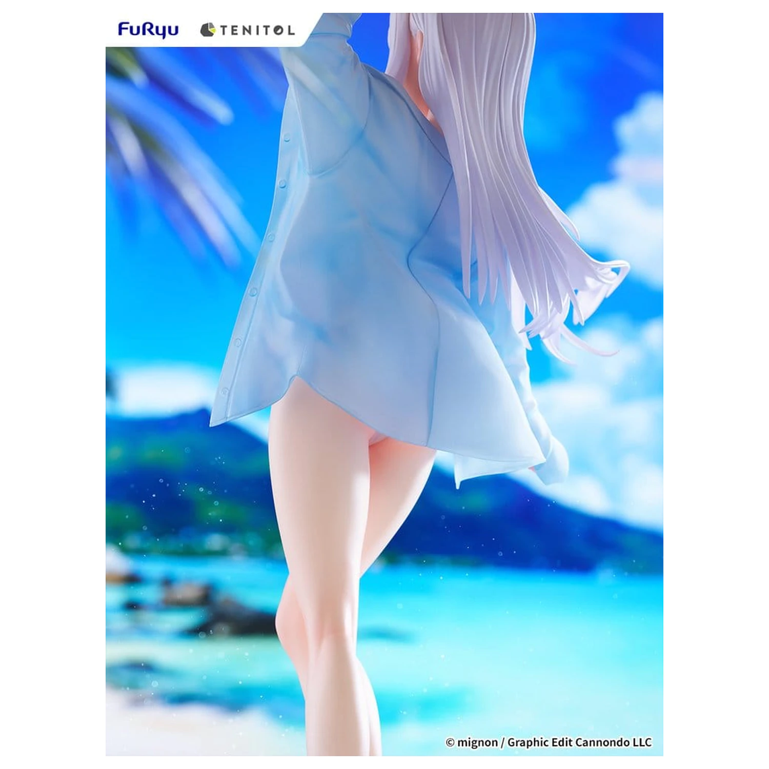 Mignon Works Tenitol Tall PVC figúrka Shiro Swimsuit Ver. 30 cm produktová fotografia
