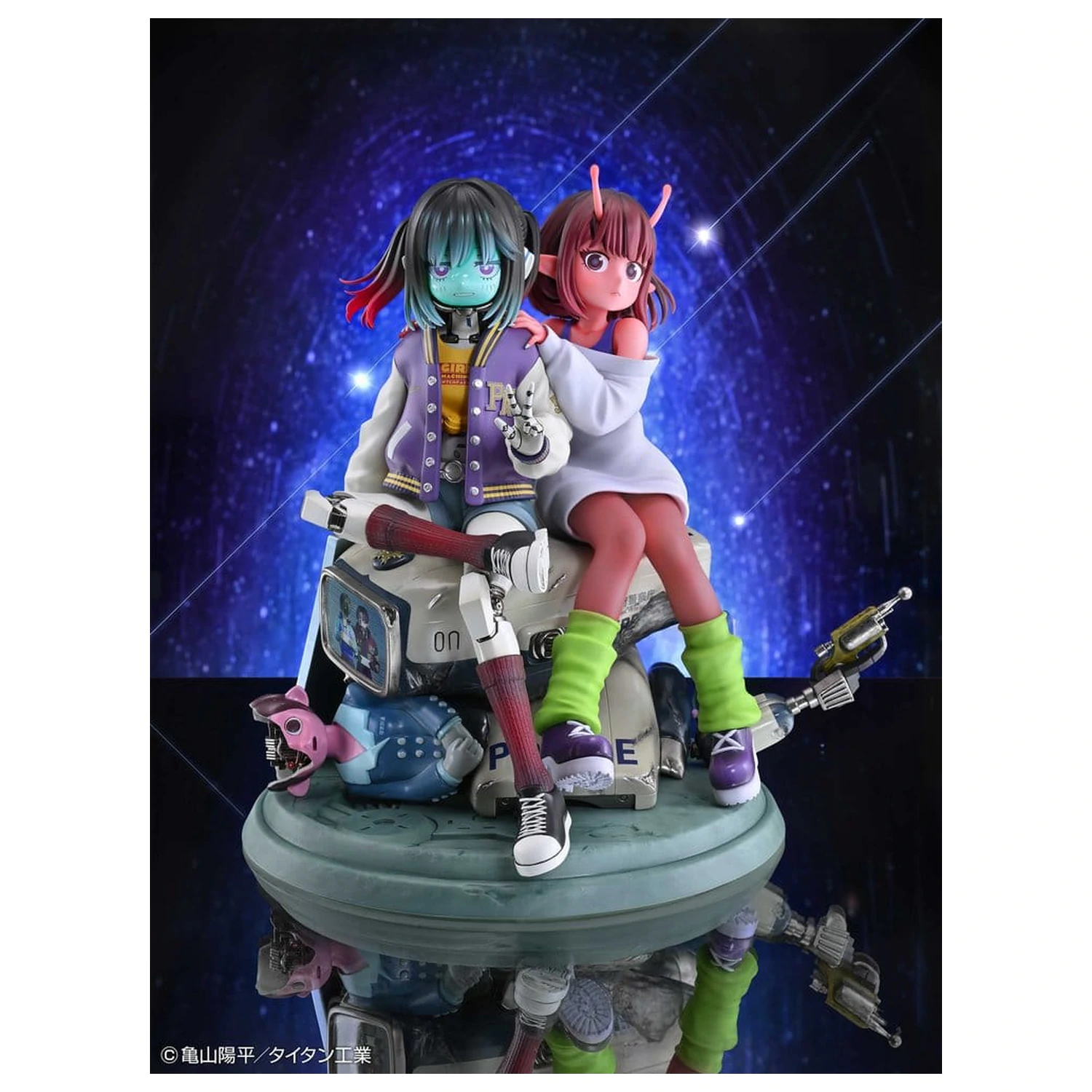 Milky Subway The Galactic Limited Express PVC Figúrky 2-balenie Chiharu & Makina 18 cm produktová fotografia