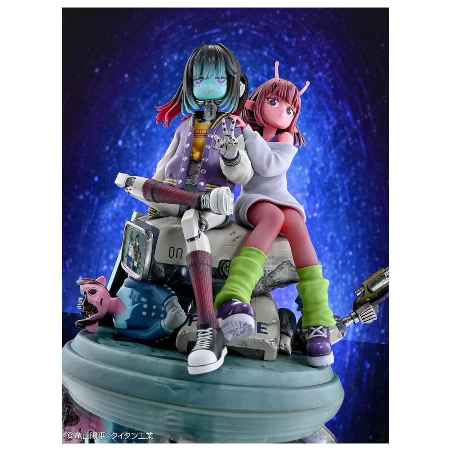 Milky Subway The Galactic Limited Express PVC Figúrky 2-balenie Chiharu & Makina 18 cm produktová fotografia