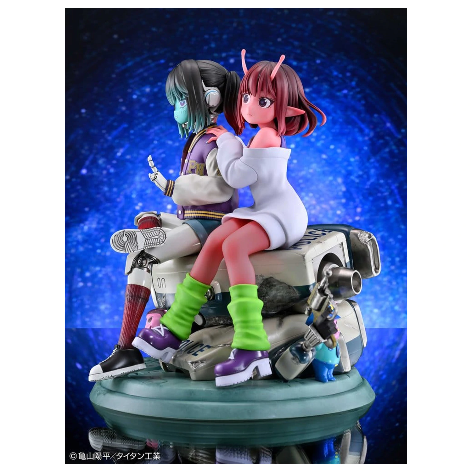Milky Subway The Galactic Limited Express PVC Figúrky 2-balenie Chiharu & Makina 18 cm produktová fotografia