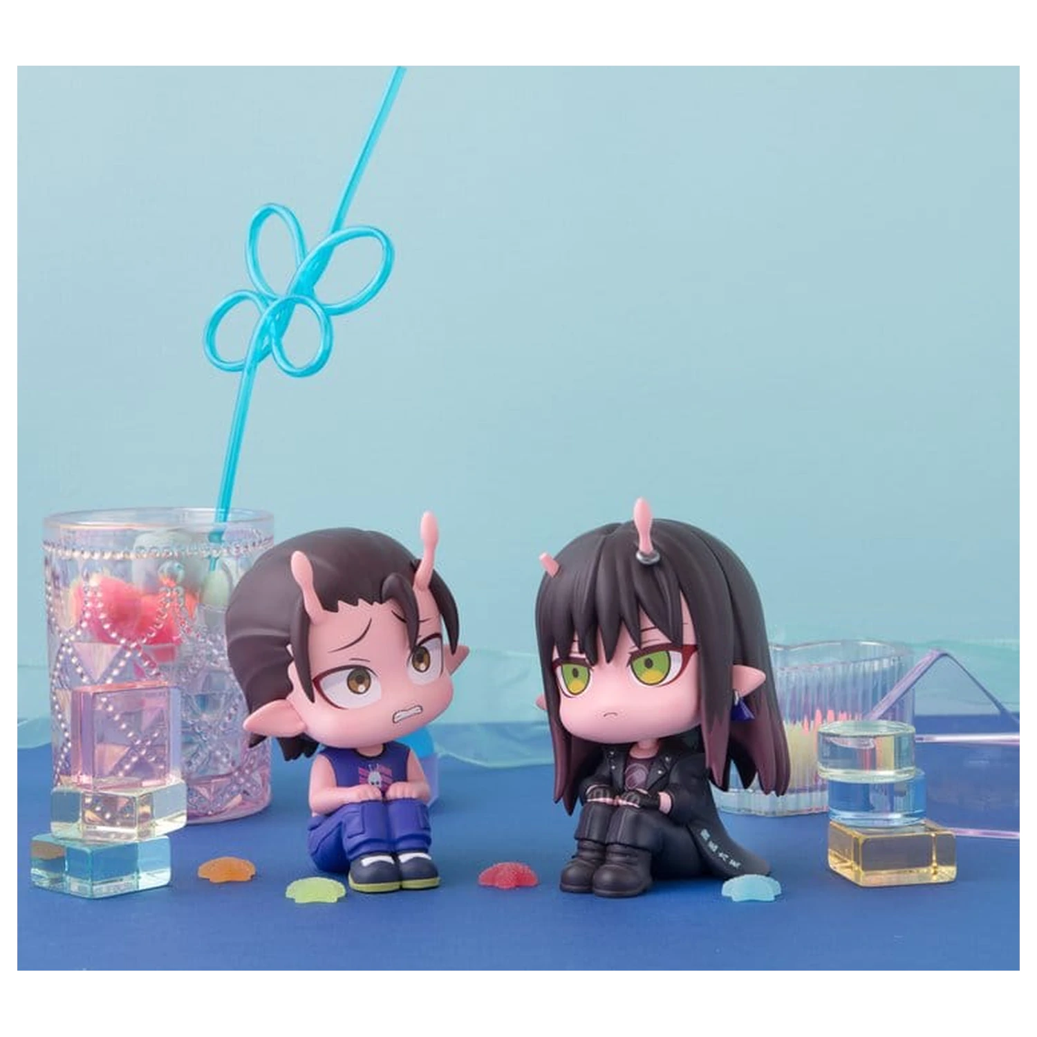 Milky Subway The Galactic Limited Express Look Up PVC figúrky, balenie po 2 ks, Akane & Kanata 11 cm (s darčekom) produktová fotografia