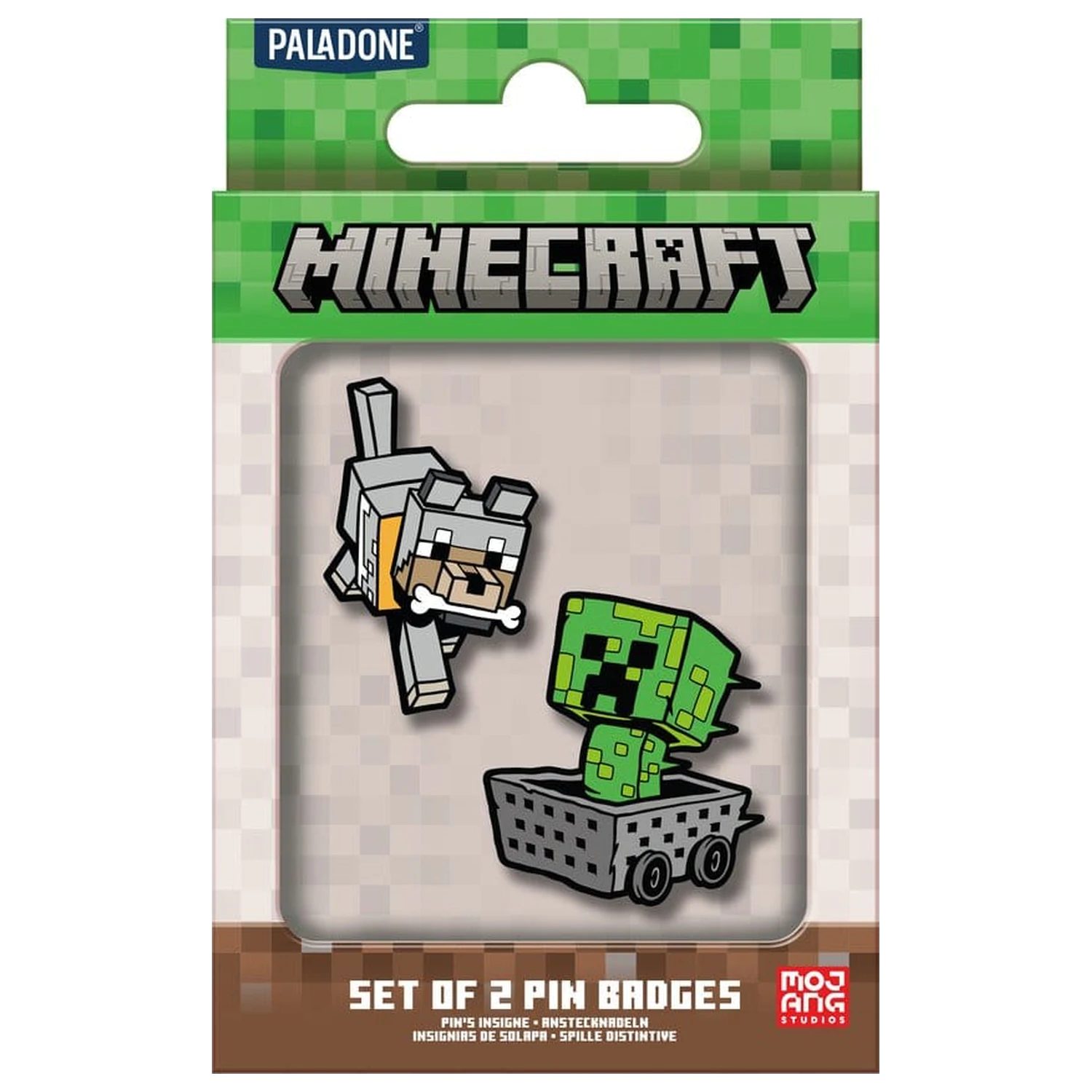 Minecraft Pin Badge balenie 2 ks produktová fotografia