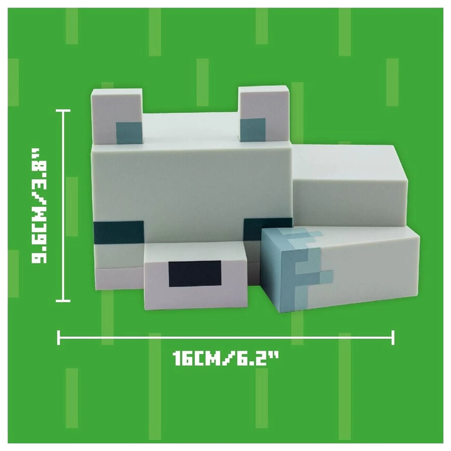 Minecraft 3D Arktická líška Nočné svetlo produktová fotografia