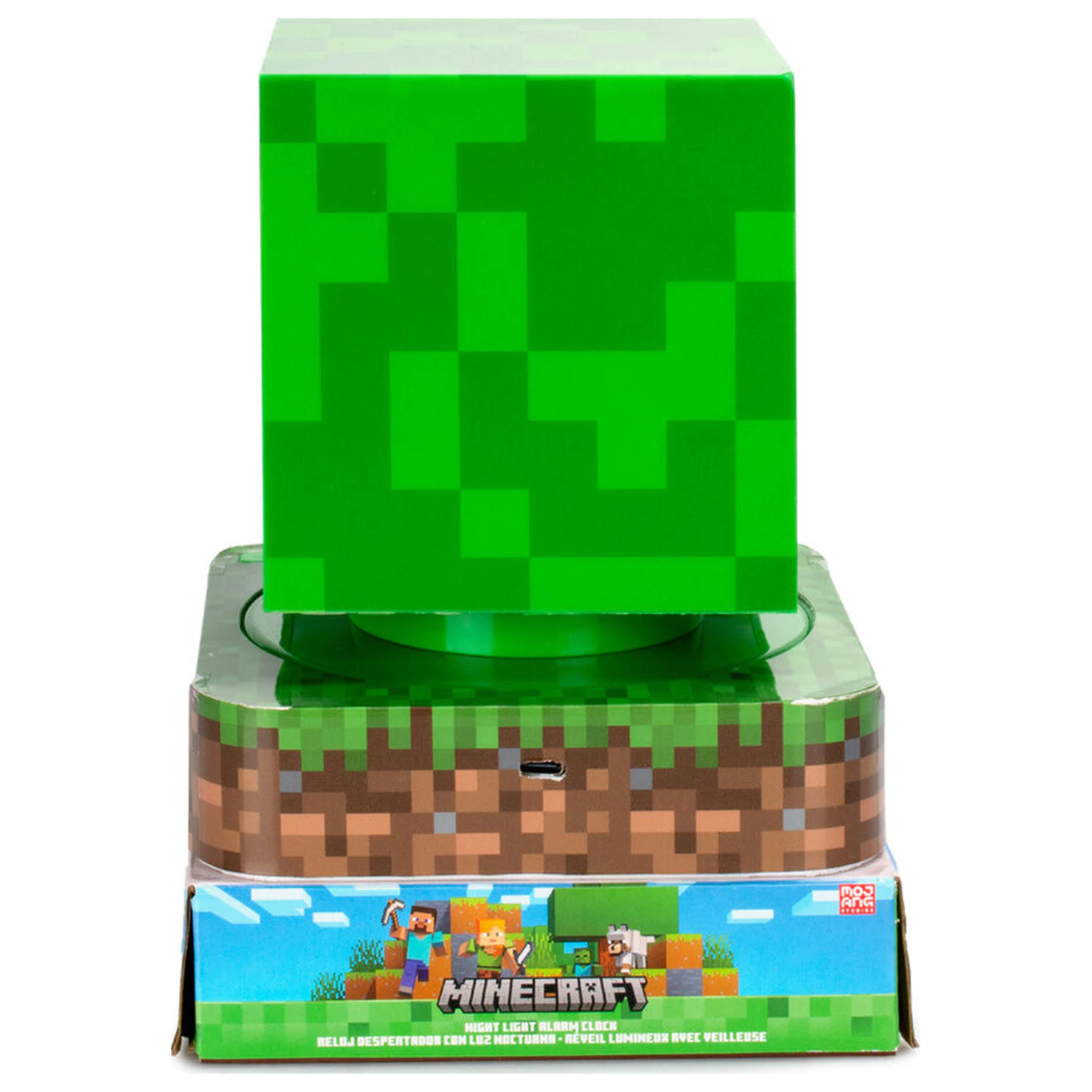 Minecraft 3D lampa s alarmom produktová fotografia