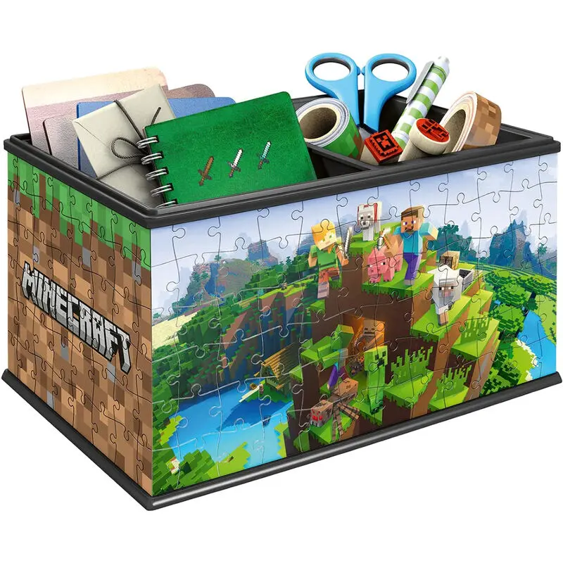 Minecraft úložný box 3D puzzle 216 kusov produktová fotografia
