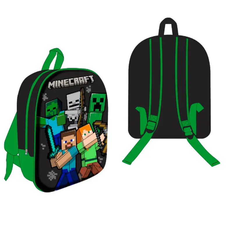 Minecraft 3D batoh 30 cm produktová fotografia