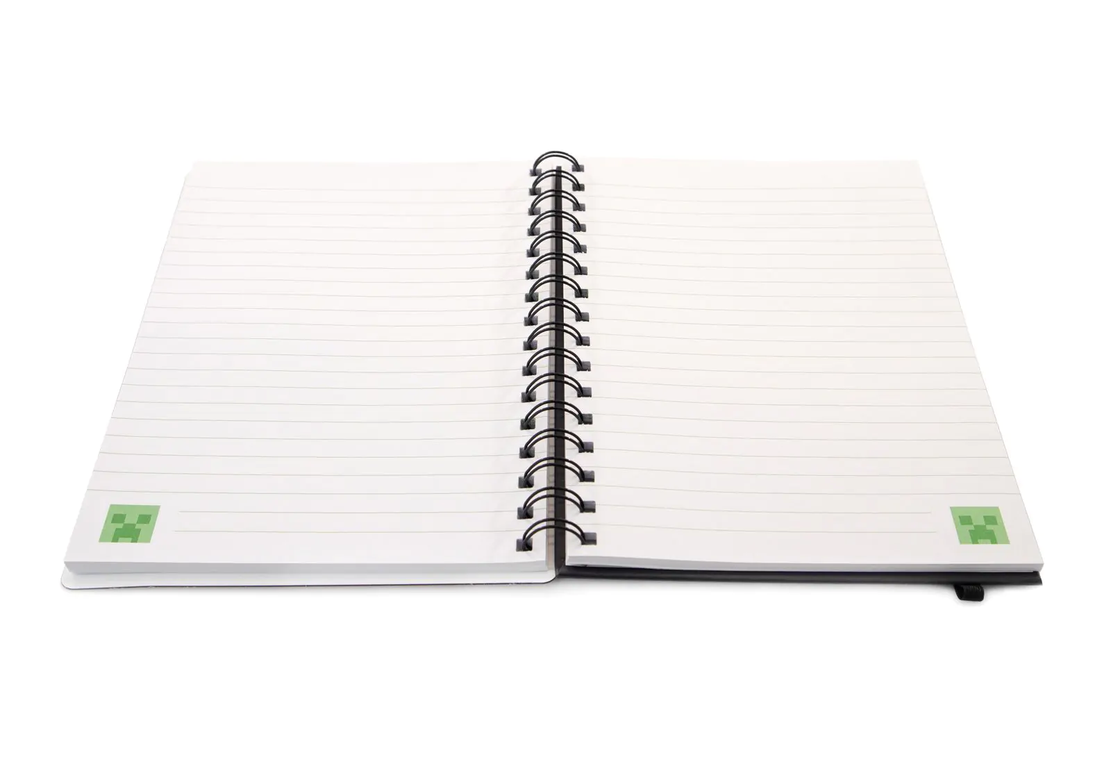 Minecraft 3D špirálový zápisník A5 produktová fotografia