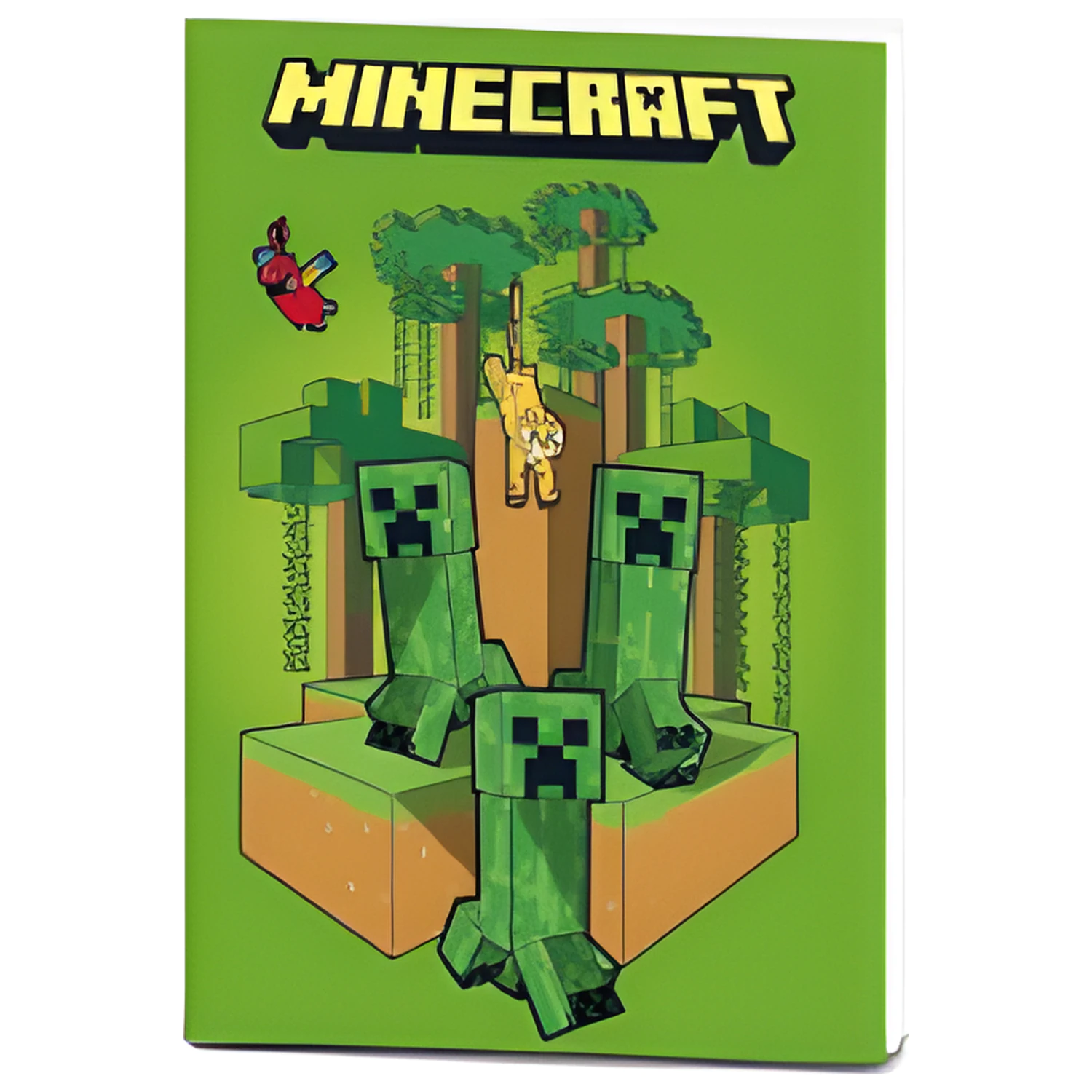 Minecraft A5 zošit produktová fotografia