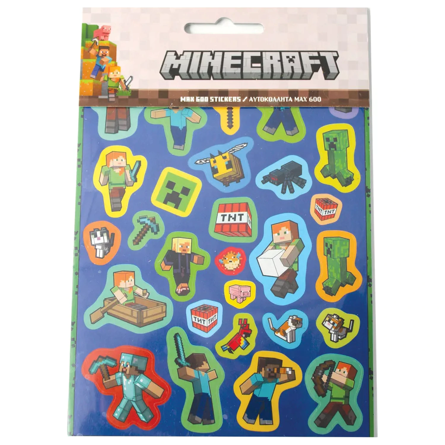 Minecraft Adventures súprava nálepiek s 600 kusmi produktová fotografia