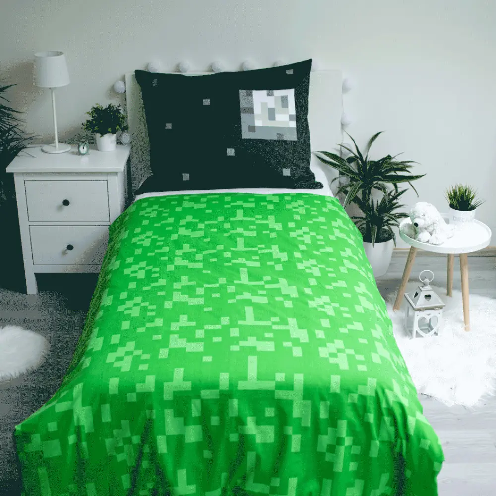 Minecraft Súprava obliečok na paplón 140x200cm, 70x90cm produktová fotografia