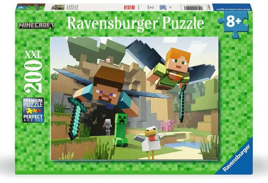 Minecraft Detské Puzzle XXL Animal Adventures (200 dielikov) produktová fotografia
