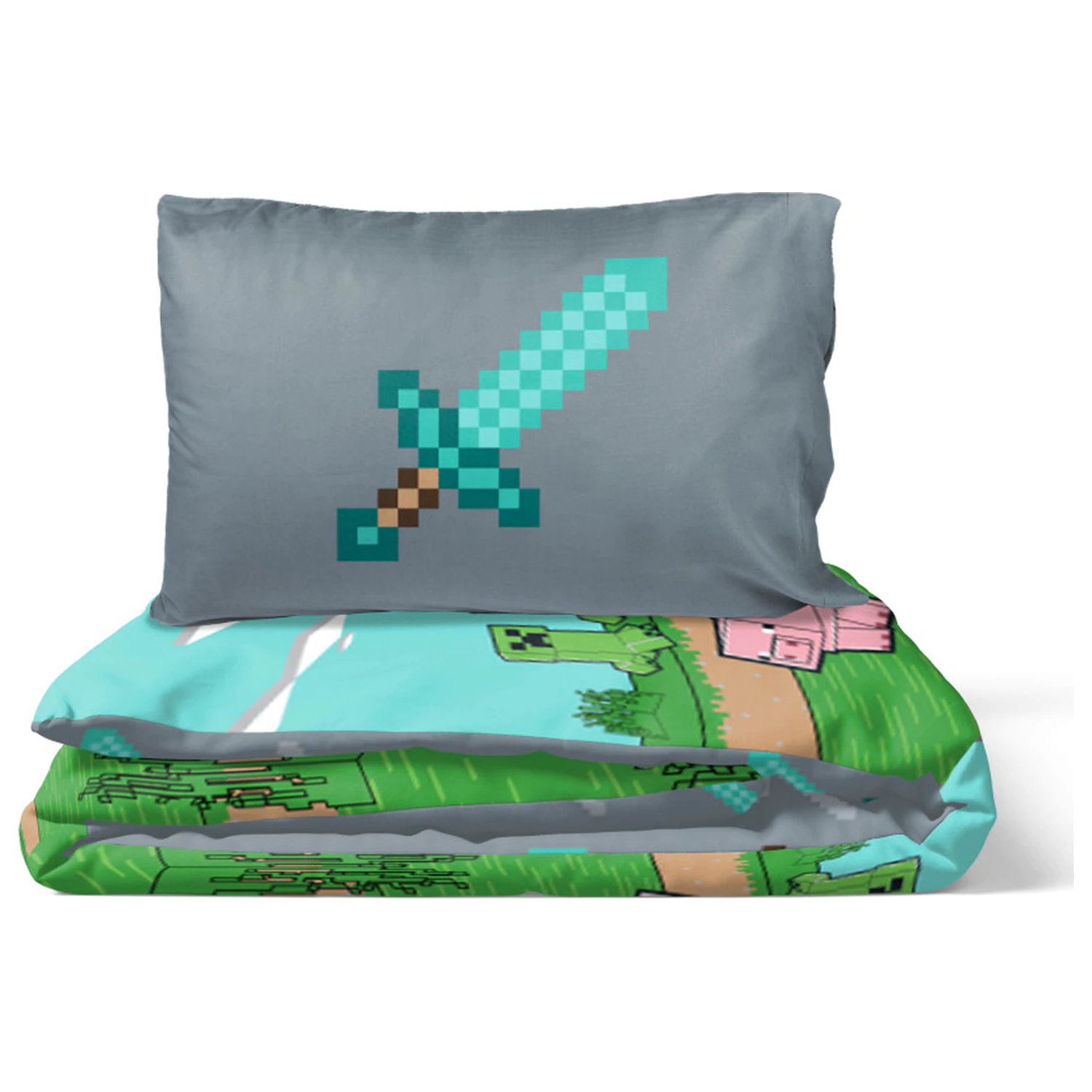 Minecraft Zvieratá a Mobs Obliečka na paplón produktová fotografia